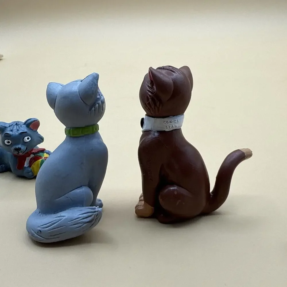 RARE ARISTOCATS Disney figurines Spain 1980s Lot Family Collectible